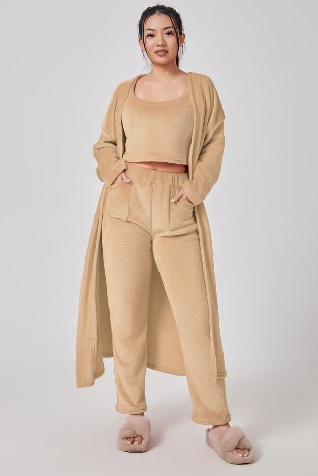 3 Piece Winter Women's Comfortable Pajama Set - Image 10
